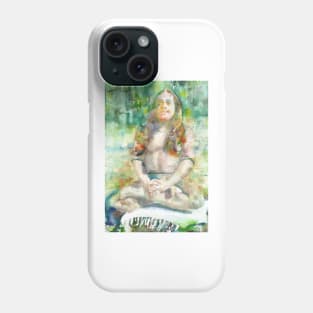 PARAMAHANSA YOGANANDA - watercolor portrait.3 Phone Case