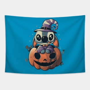 Ohana Pumpkin Funny Spooky Halloween Experiment - Light Tapestry