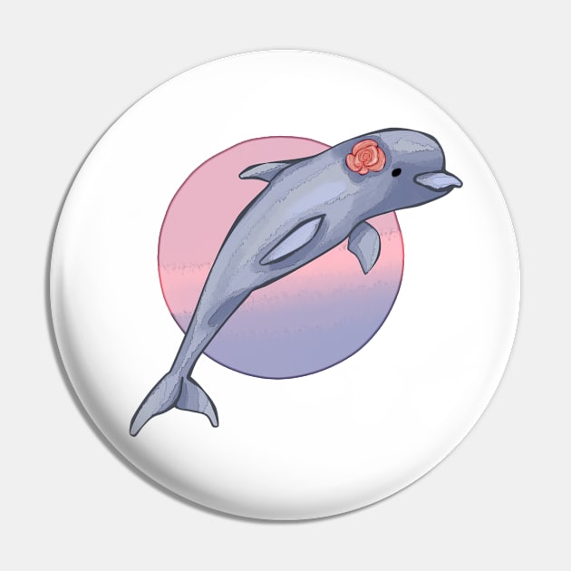 Cute Dolphin Pin by merue