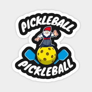 Pickleball Gnome Magnet