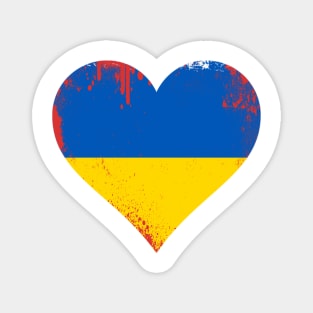 Heart Bleeds For Ukraine Magnet