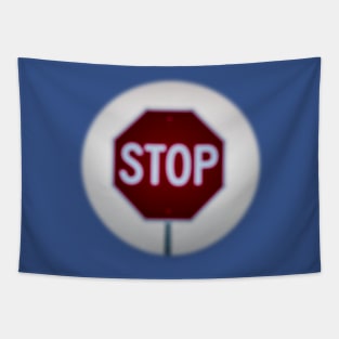 Blurry Stop Tapestry