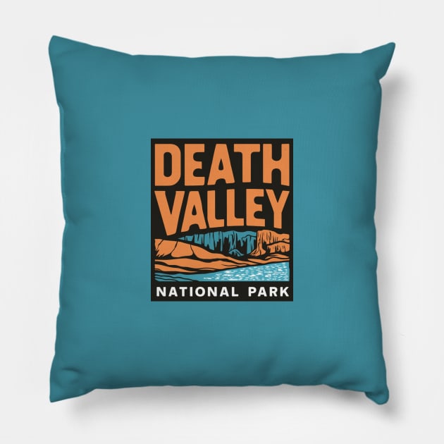 Death Valley US National Park California, Nevada Pillow by Perspektiva