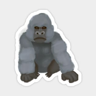 Cute Gorilla Drawing Magnet