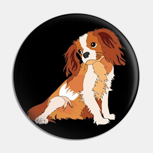 Cute little Cavalier King Charles Spaniel Pin