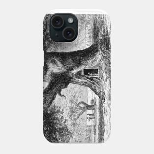 Tree house of monks and lone hermit. Phone Case