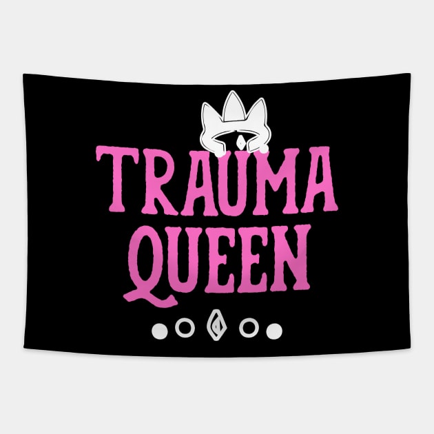 Trauma Queen funny Nursing Quote Nurse Gifts Tapestry by Foxxy Merch