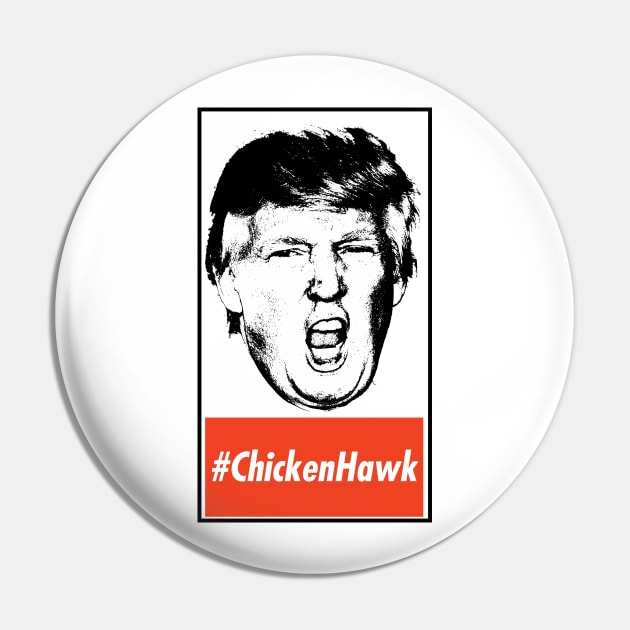 Donny the Chicken Hawk Pin by pompeux