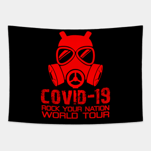 Covid-19 Rock Your Nation (Red) Tapestry