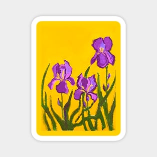 Iris Flower Magnet