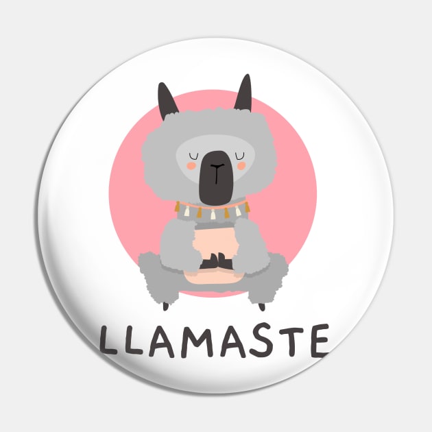 Namaste Pin by Plush Tee