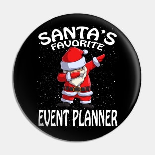 Santas Favorite Event Planner Christmas Pin