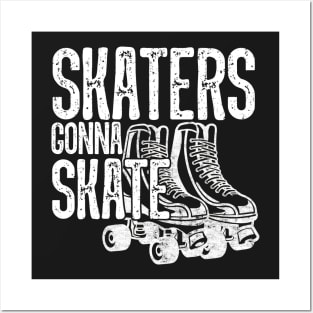 Inline Roller Hockey Skate Graphic Poster for Sale by waltondt
