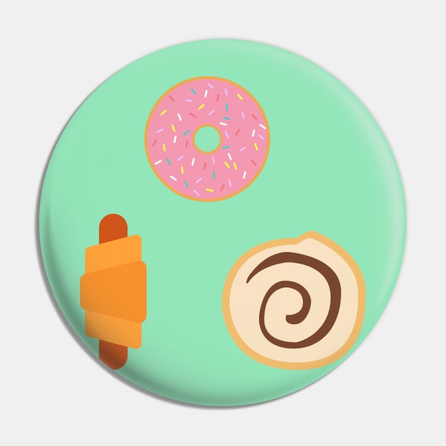 Donut Shop Goodies Pin by trippfritts