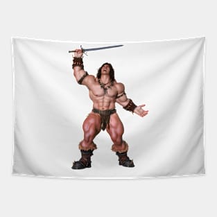 Barbarian-Warrior 24 Tapestry