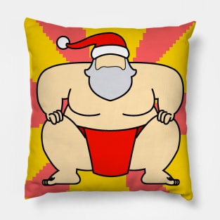 Sumo Santa Claus Pillow