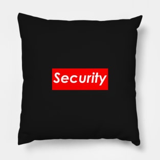 Security (Red) Pillow