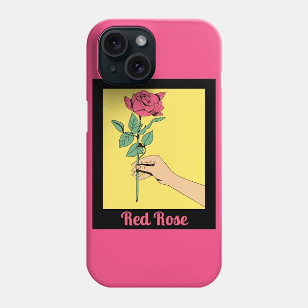 Red Rose Phone Case by BloomInOctober