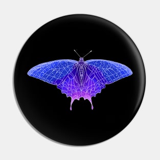 Galaxy Butterfly Pin