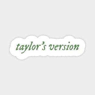 Taylors Version green Magnet