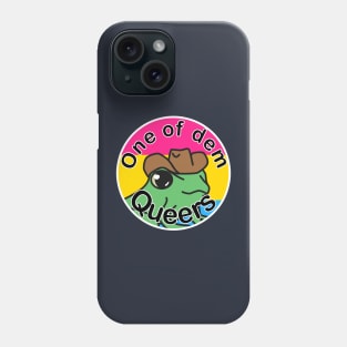 Pride Frog with a cowboy hat- Pansexual Phone Case