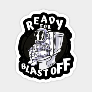 Galactic Restroom Countdown Magnet