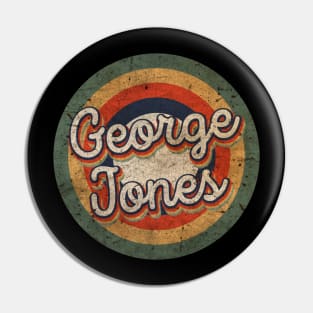 George Name Personalized Jones Vintage Retro 60s 70s Birthday Gift Pin