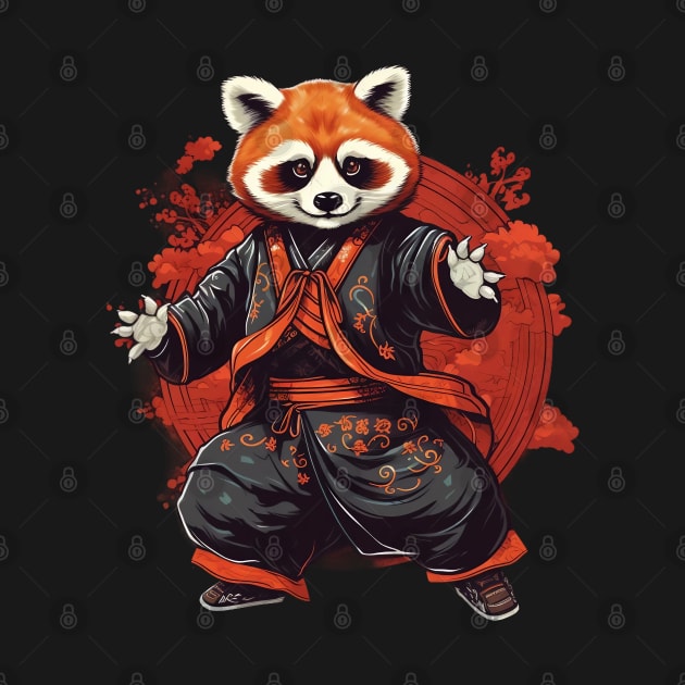 Kung Fu Master Red Panda by origato