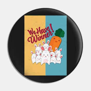 Winner Bunny Pin