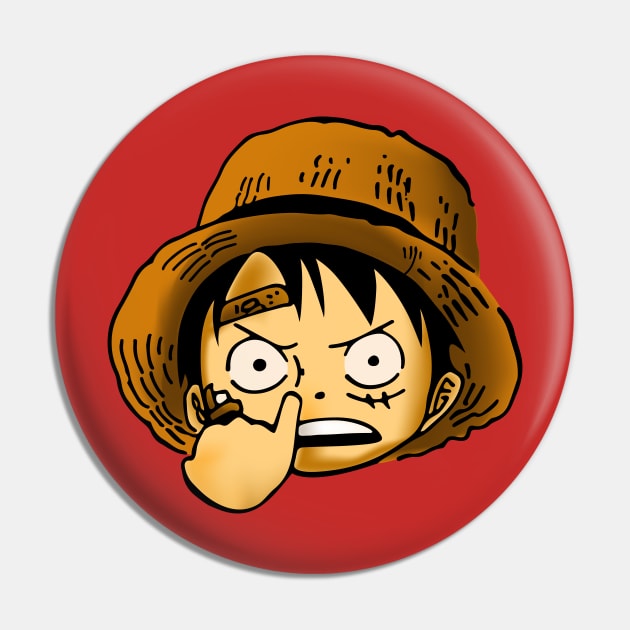 Luffy Childhood Pin by sfajar