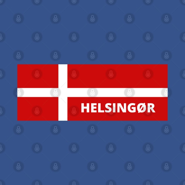 Helsingør City in Danish Flag by aybe7elf