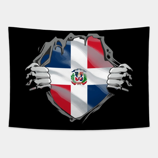 Proud Dominicana Flag, Republica dominicana gift heritage, Dominican girl Boy Friend dominicano Tapestry by JayD World