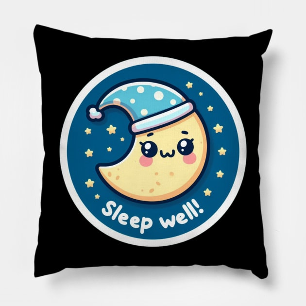 Sleep well Pillow by Art of Matthew