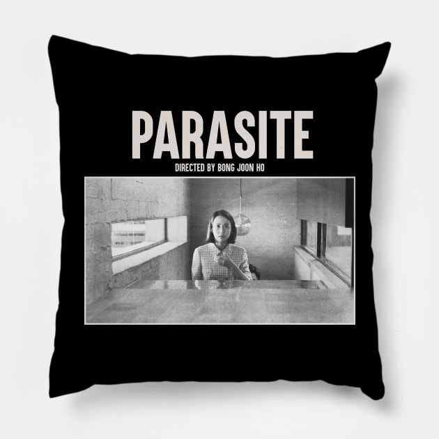 Fanart Parasite - Movie shot Pillow by TheMarineBiologist