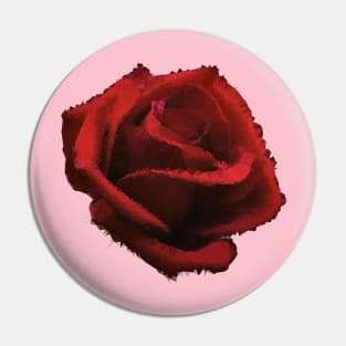 Low Poly Rose Pin