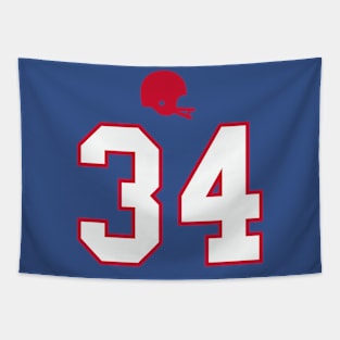 Thurman Thomas #34 Tapestry