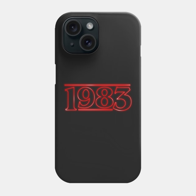 1983 Phone Case by shockyhorror