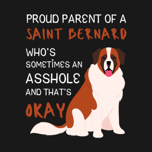 Proud Parents of Saint Bernard Dog T-Shirt