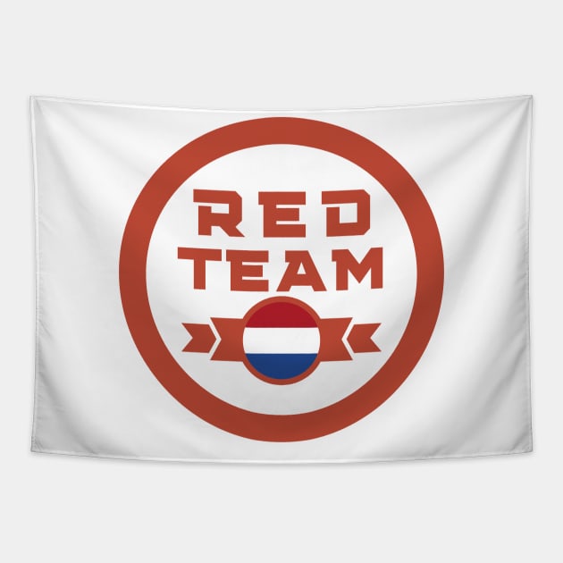 Cybersecurity Red Team Netherlands Gamification Badge CTF Tapestry by FSEstyle