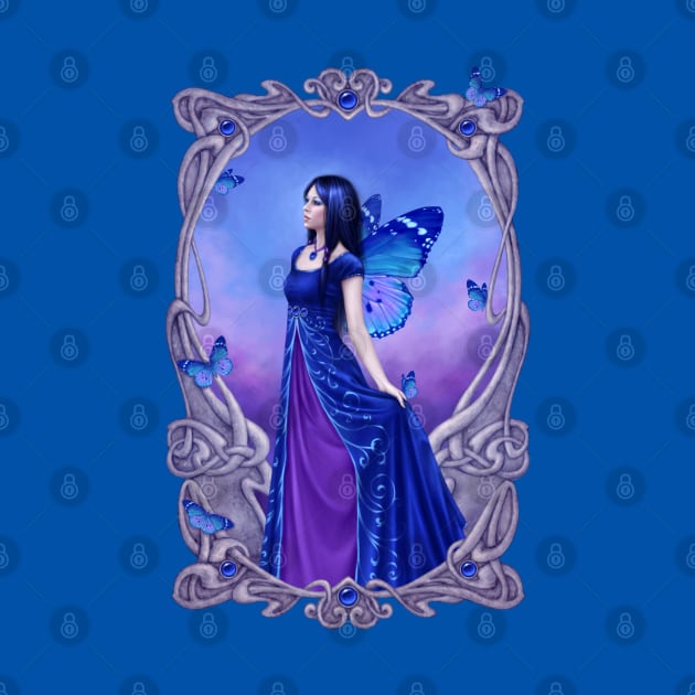 Sapphire Birthstone Fairy by silverstars