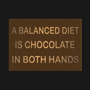 Chocolate Diet Joke T-Shirt