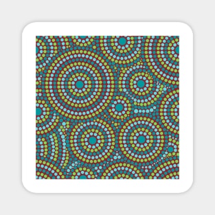 Awesome Aboriginal Dot Art Magnet