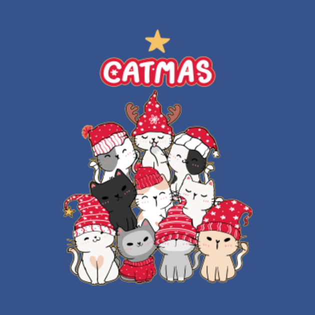 Discover Cat Christmas - Cat Christmas - T-Shirt