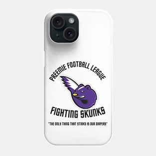 Preemie Football League "Fighting Skunks" Phone Case