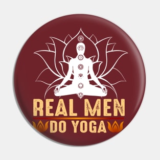 Real Men do Yoga Pin