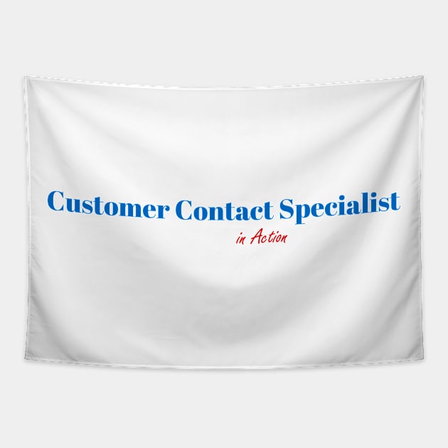 Customer Contact Specialist Mission Tapestry by ArtDesignDE