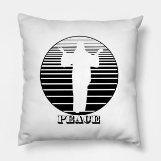 Peace with Christ, graphic Pillow