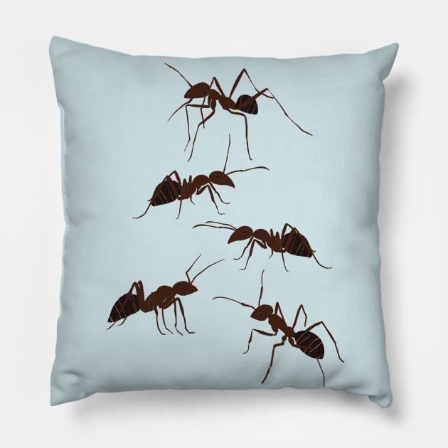 Ants Pillow by ahadden