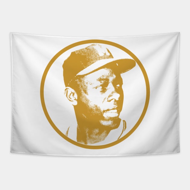 HENRY LOUIS HANK AARON Tapestry by MufaArtsDesigns