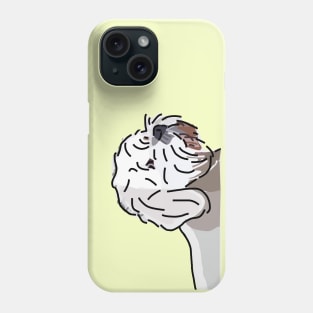 Bichon Frise Dog on Yellow Phone Case